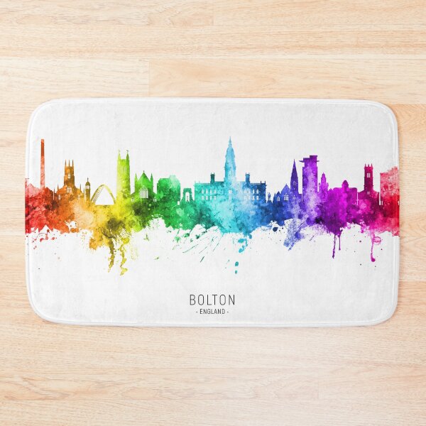 Item preview, Bolton England Skyline designed and sold by ArtPrints.