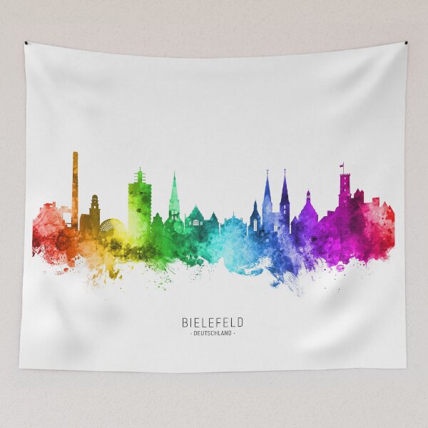 Item preview, Bielefeld Germany Skyline designed and sold by ArtPrints.