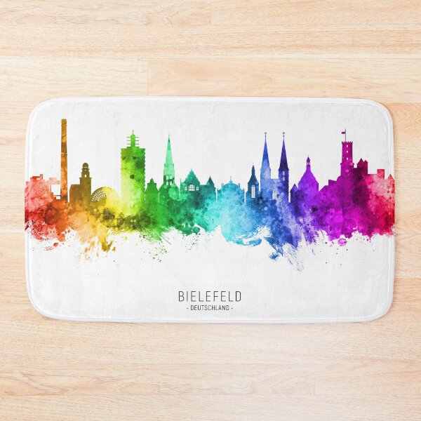 Item preview, Bielefeld Germany Skyline designed and sold by ArtPrints.