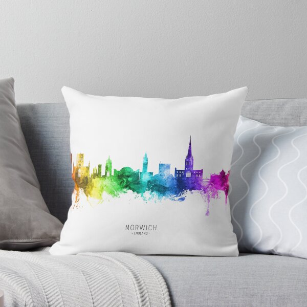 Artikelvorschau, Norwich England Skyline entworfen und verkauft von ArtPrints.