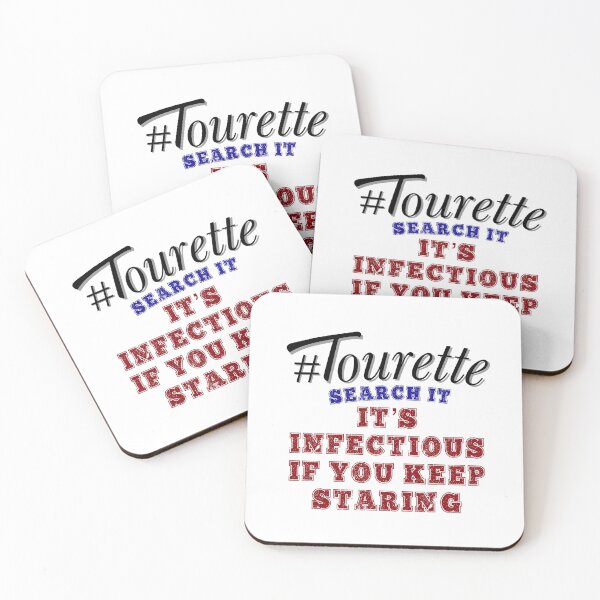 Item preview, #Tourettes, Search it - It’s Infectious If You Keep Staring , Tourette Syndrome Awareness  designed and sold by MJDezigns.