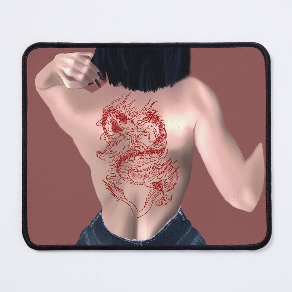 Item preview, Girl with A Dragon Tattoo III // designed and sold by Art by Maria Milenova.