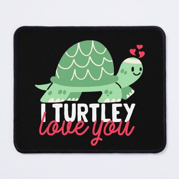 Item preview, I Turtley Love You Cute Turtle With Hearts Funny Turtles Lover designed and sold by Fleyshop.