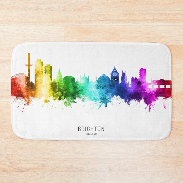 Item preview, Brighton England Skyline designed and sold by ArtPrints.