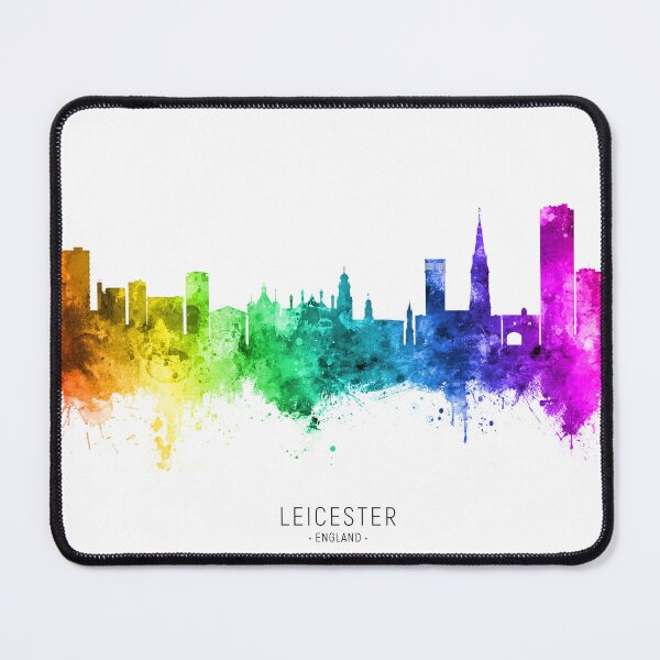 Item preview, Leicester England Skyline designed and sold by ArtPrints.
