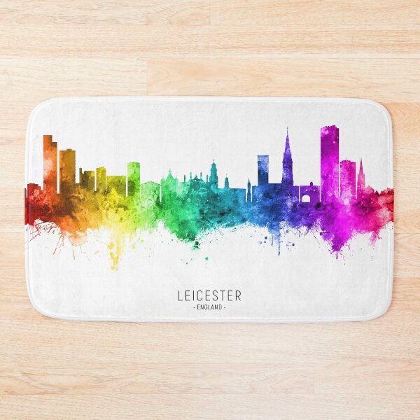 Item preview, Leicester England Skyline designed and sold by ArtPrints.