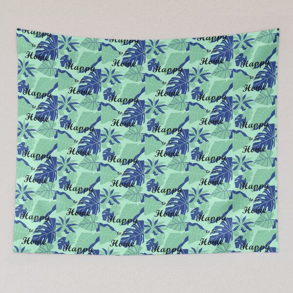 Item preview, Copy of Happy to be home bluish green designed and sold by Kristaine.