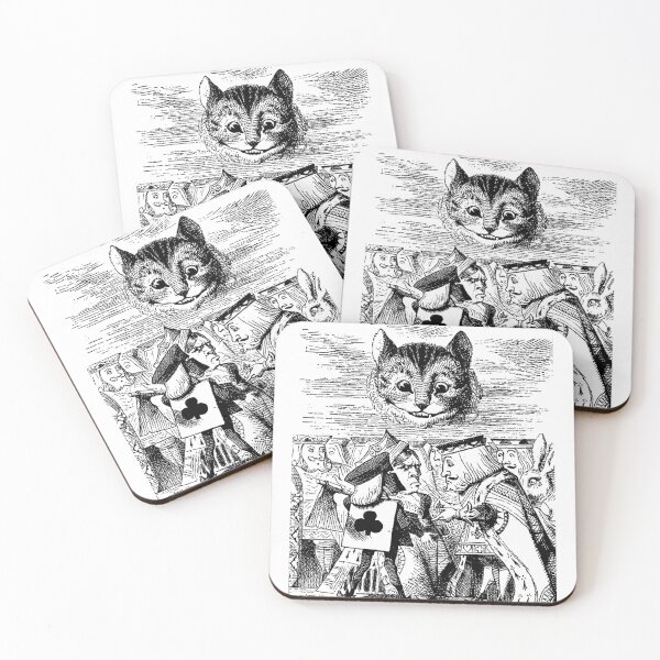 Item preview, Alice in wonderland ink illustration, Cheshire Cat - Gift idea designed and sold by DGCollab.