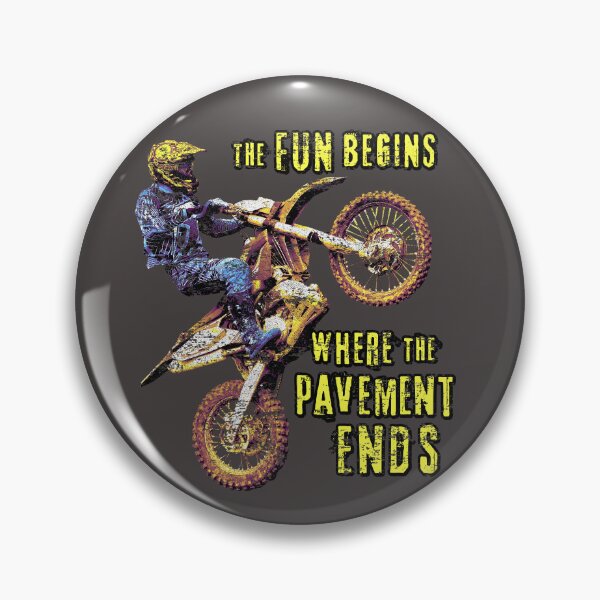 Item preview, The Fun Begins Where the Pavement Ends - Cool Offroad Design designed and sold by PinkDonutTees.