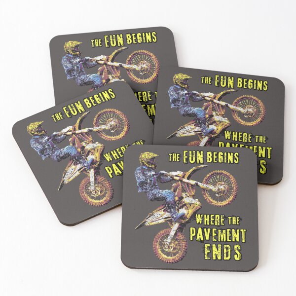 Item preview, The Fun Begins Where the Pavement Ends - Cool Offroad Design designed and sold by PinkDonutTees.