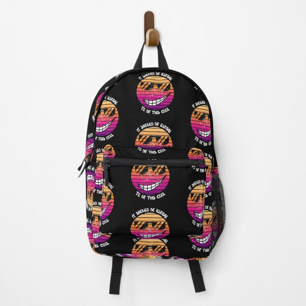 Item preview, It Should Be Illegal To Be This Cool Smiling Face With Dope Sunglasses Grunge In Black designed and sold by LuckyKermit.