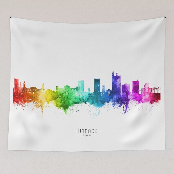 Item preview, Lubbock Texas Skyline designed and sold by ArtPrints.