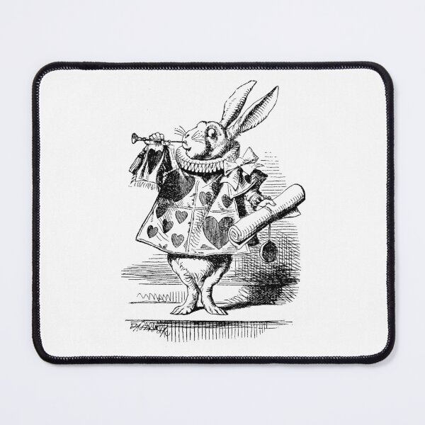Item preview, Alice in wonderland ink illustration, White Rabbit - Gift idea designed and sold by DGCollab.