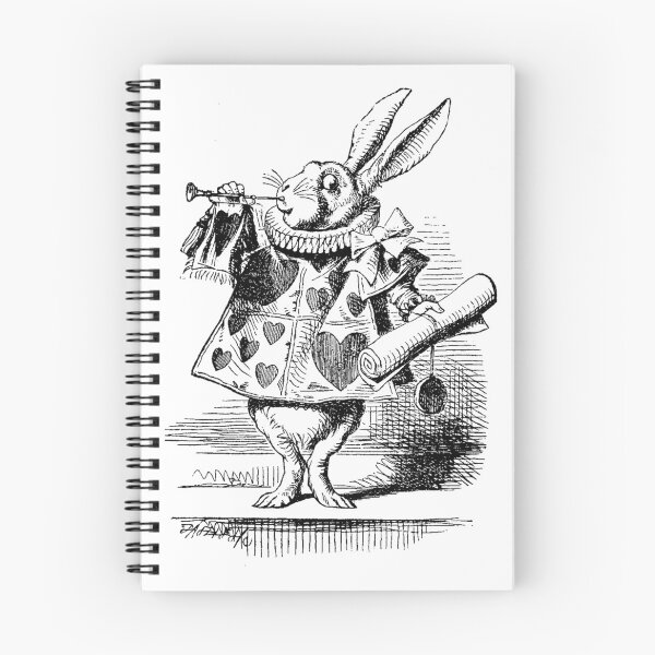 Artikelvorschau, Alice im Wunderland-Tintenillustration, weißes Kaninchen - Geschenkidee entworfen und verkauft von DGCollab.