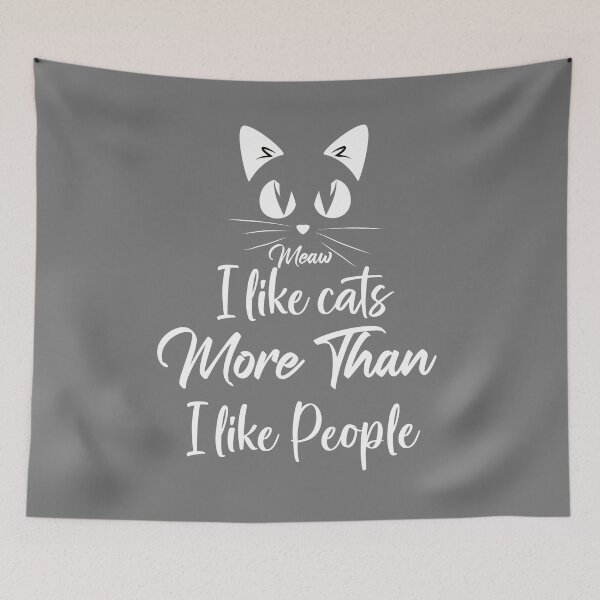 Item preview, i like cats more than people Cat Lovers ailurophile : valentine's day gift ideas for lovers couples, Ailurophile, Happy Smile Fun Teacher, Resting And Relaxing and teacher valentines day . designed and sold by akiotatsuo.