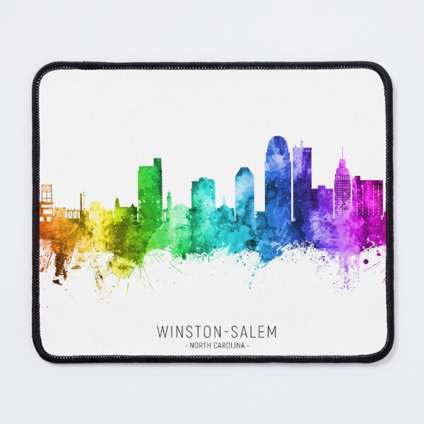 Item preview, Winston-Salem North Carolina Skyline designed and sold by ArtPrints.