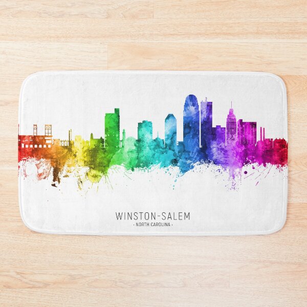 Item preview, Winston-Salem North Carolina Skyline designed and sold by ArtPrints.
