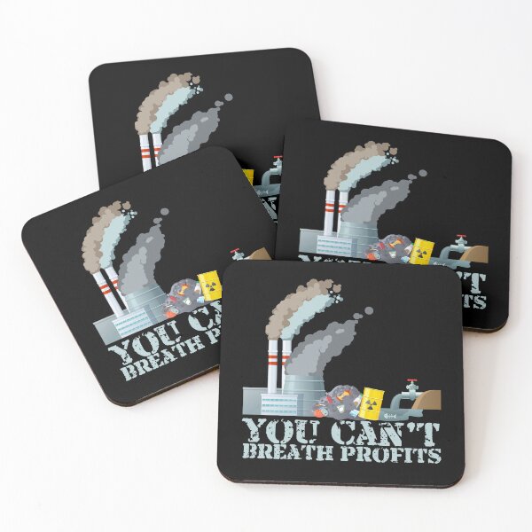 Item preview, You Can't Breath Profits Climate Change designed and sold by thingsandthings.