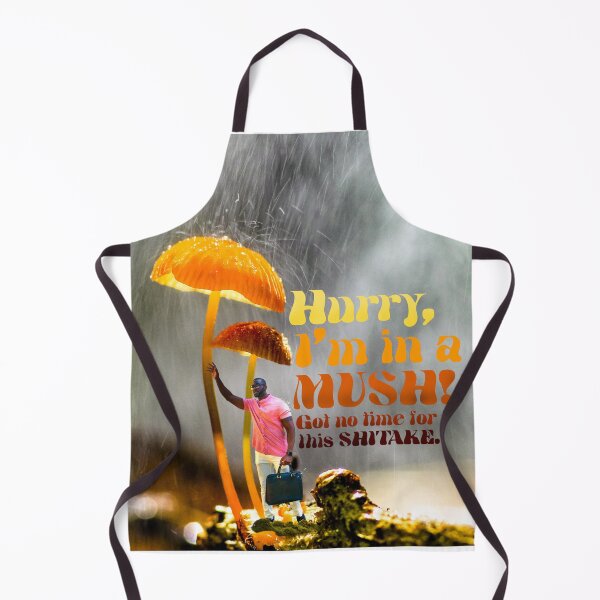 Item preview, Hurry, I'm in a MUSH! Mushroom pun taxi hailing designed and sold by Nutmeg-Emporium.