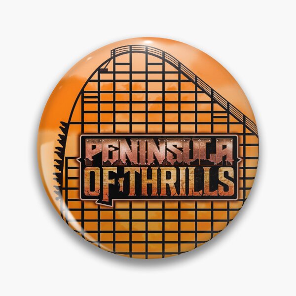 Item preview, Peninsula Of Thrills Pin designed and sold by PeninsulaOT.