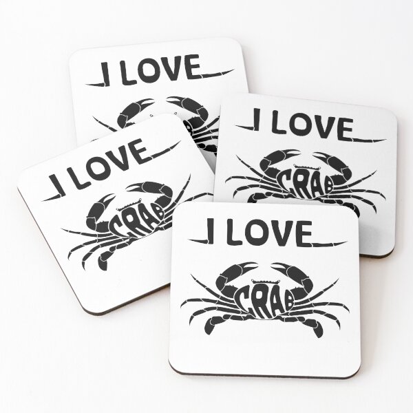 Item preview, I Love Crab, Seafood Hunting designed and sold by HangOnShopping.