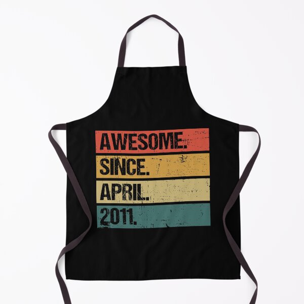 Item preview, 11th Birthday Gift: Awesome Since April 2011, Retro 2011 April Birthday designed and sold by AMINE ★★★★★.