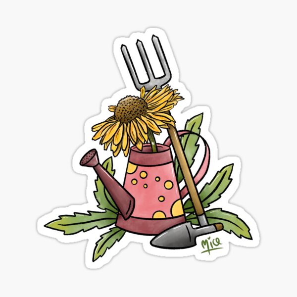 Garden Time Sticker