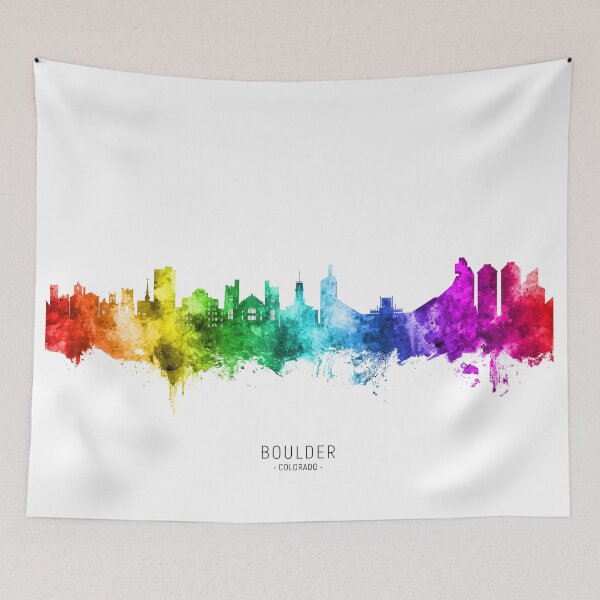 Item preview, Boulder Colorado Skyline designed and sold by ArtPrints.