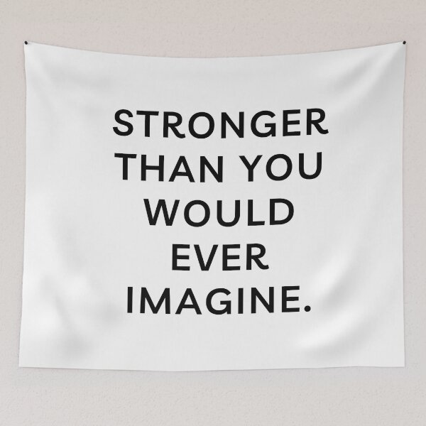 Item preview, STRONGER THAN YOU WOULD EVER IMAGINE. designed and sold by successmom.