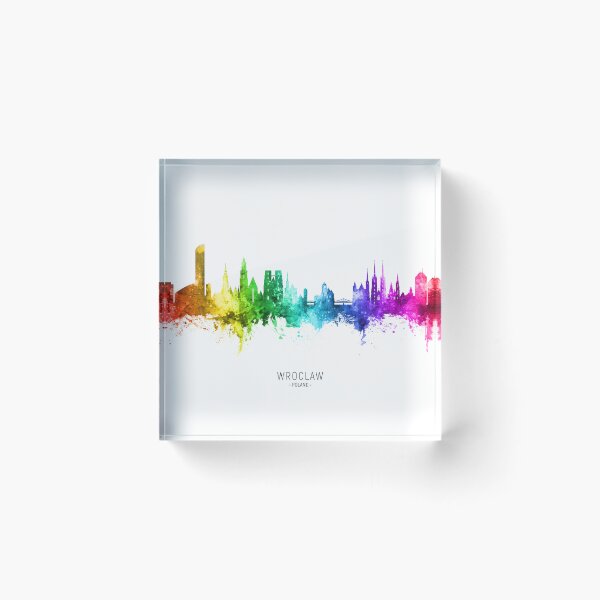Item preview, Wroclaw Poland Skyline designed and sold by ArtPrints.