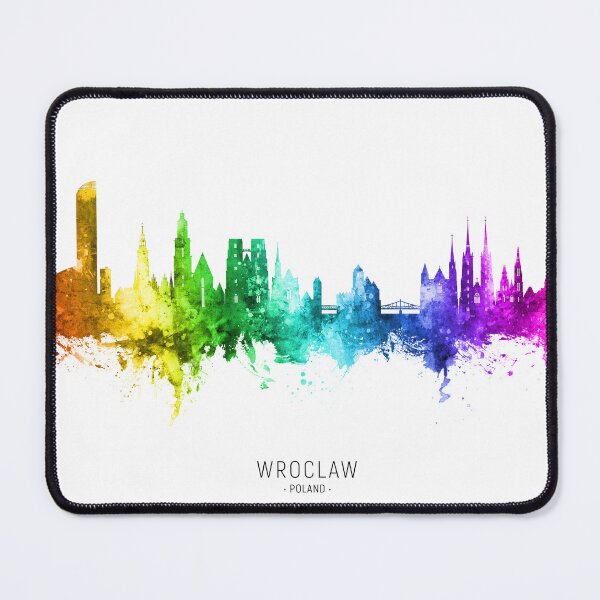Item preview, Wroclaw Poland Skyline designed and sold by ArtPrints.