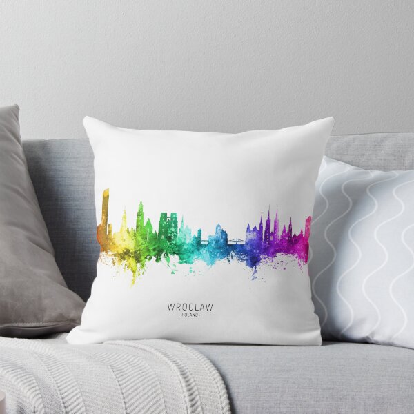 Item preview, Wroclaw Poland Skyline designed and sold by ArtPrints.