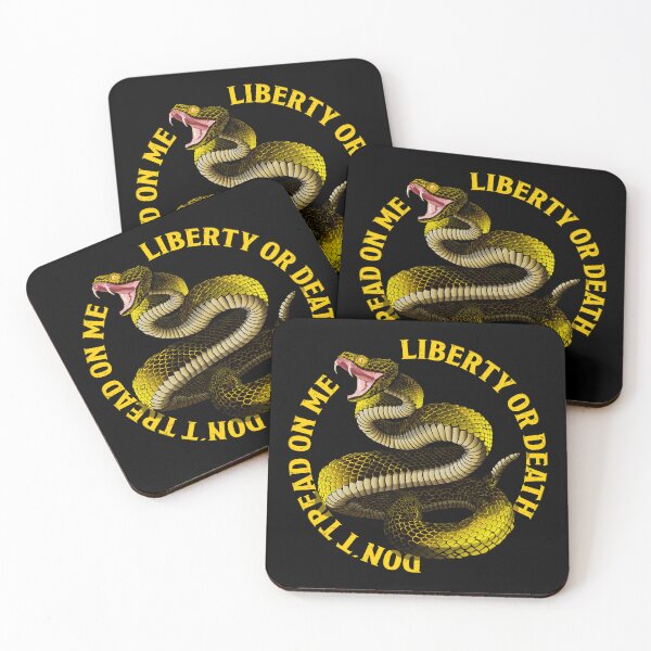 Item preview, liberalism flag. Snake. Liberty or death. Gadsden flag. Cascabel. Yellow snake. Snake vector. Snake art tattoo designed and sold by DALIO666.