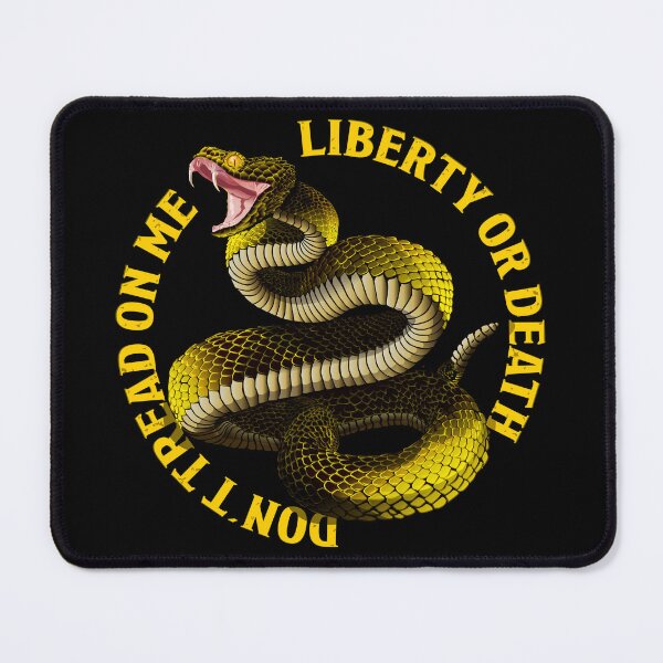 Item preview, liberalism flag. Snake. Liberty or death. Gadsden flag. Cascabel. Yellow snake. Snake vector. Snake art tattoo designed and sold by DALIO666.