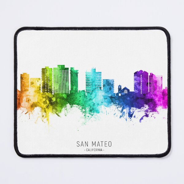 Item preview, San Mateo California Skyline designed and sold by ArtPrints.