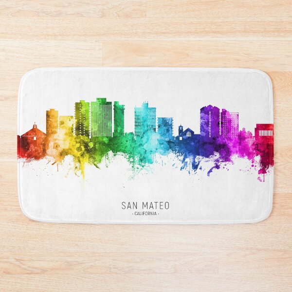 Item preview, San Mateo California Skyline designed and sold by ArtPrints.