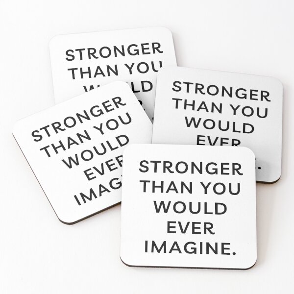 Item preview, STRONGER THAN YOU WOULD EVER IMAGINE. designed and sold by successmom.