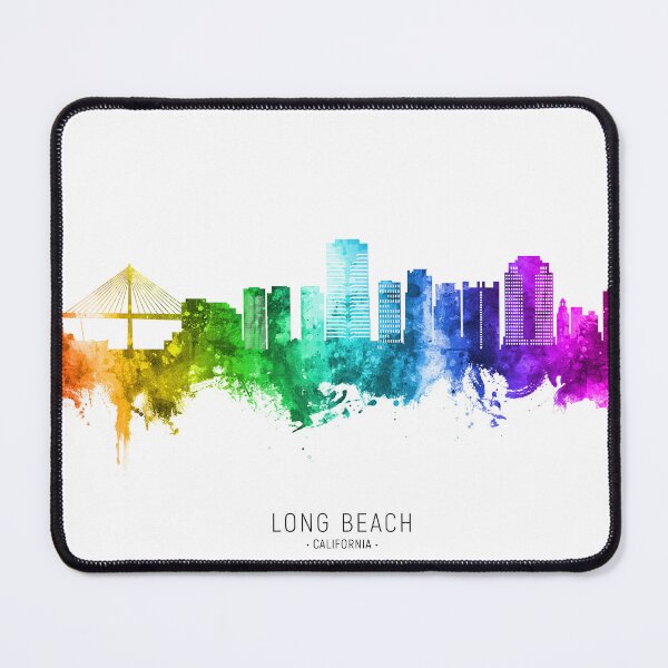 Item preview, Long Beach California Skyline designed and sold by ArtPrints.