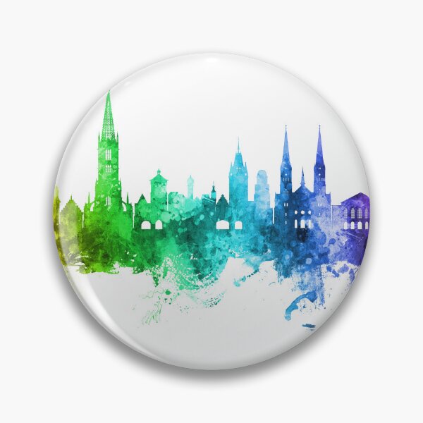 Item preview, Freiburg Germany Skyline designed and sold by ArtPrints.