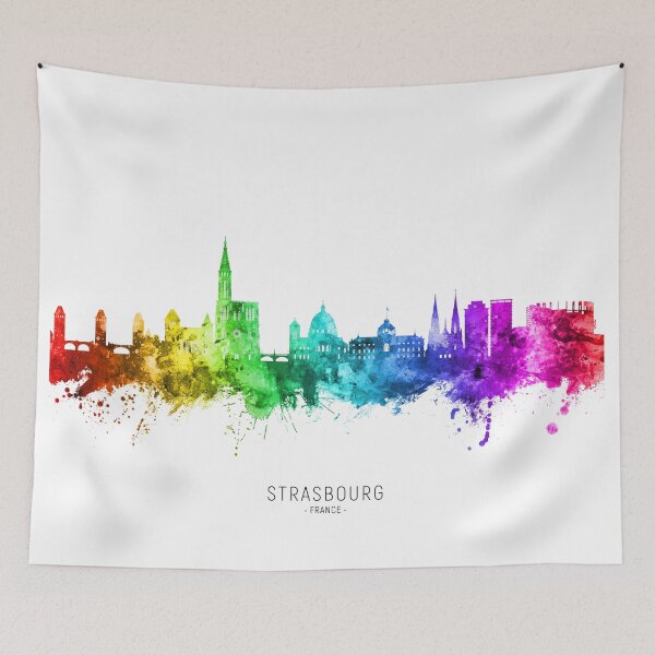 Item preview, Strasbourg France Skyline designed and sold by ArtPrints.