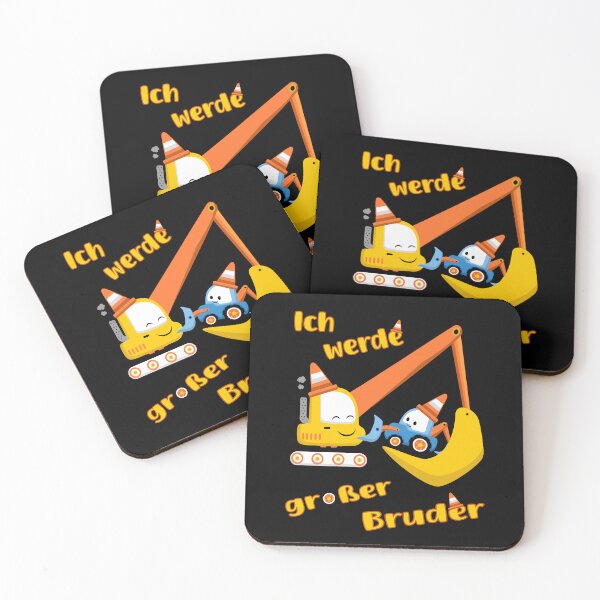 Item preview, Großer Bruder Traktor und Bagger -Ich werde Bruder designed and sold by Shirt-Designs.