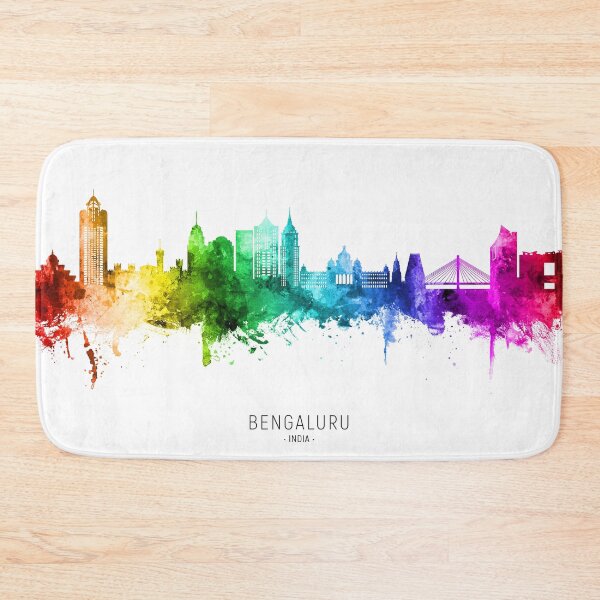 Item preview, Bengaluru Skyline India Bangalore designed and sold by ArtPrints.