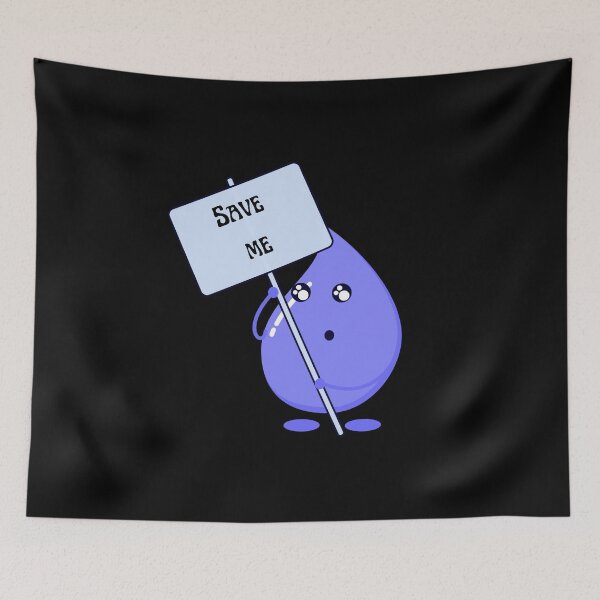 Item preview, Save water save life - Water day designed and sold by DigitalArtTrend.