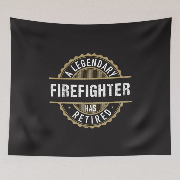 Item preview, A Legendary Firefighter Has Retired 2023 Gift designed and sold by JooArtPrints  ★★★★★.