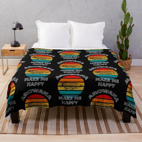 Item preview, Arowana Make Me Happy Retro Sunset designed and sold by JRRTs.