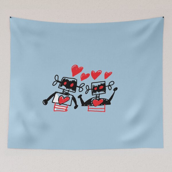 Item preview, Loves The love of two robots. designed and sold by kuikai123.