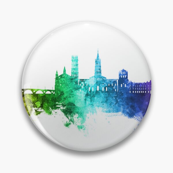Item preview, Toulouse France Skyline designed and sold by ArtPrints.