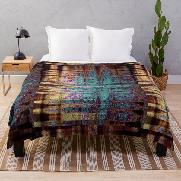 Item preview, Special Abstract pattern derived from a handmade rag rug by patjila designed and sold by patjila.