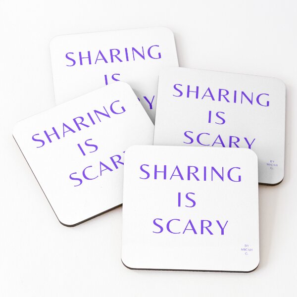 Item preview, Sharing is scary non-glow by Raache shop designed and sold by Raache.