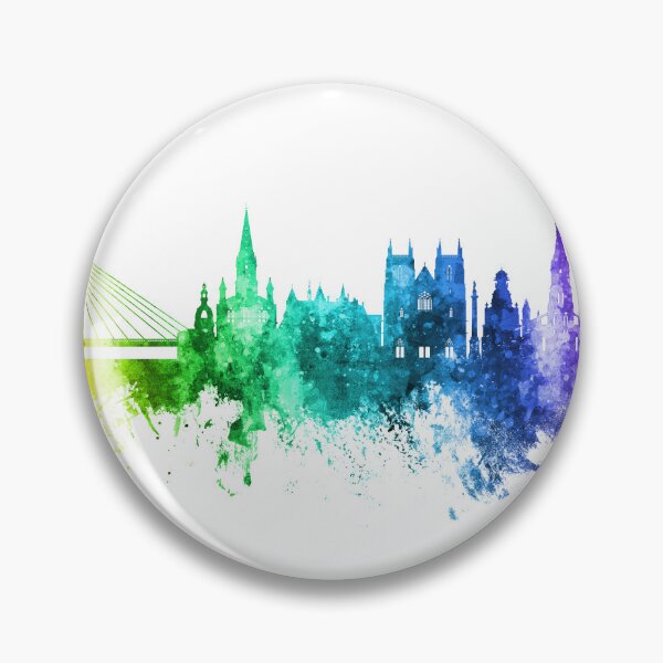 Item preview, Nantes France Skyline designed and sold by ArtPrints.